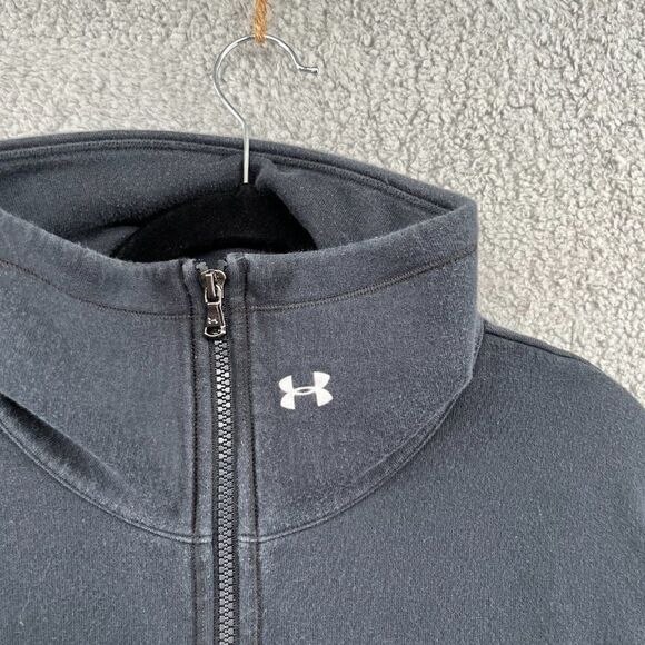Under Armour Womens Full Zip Mock Neck Jacket Size Large - Picture 3 of 11